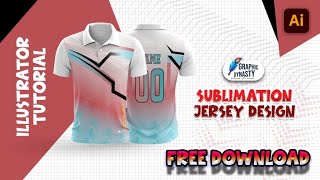 Sublimation Jersey Design | Adobe Illustrator | Tutorial | Sublimation Printing