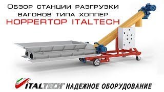 Обзор станции разгрузки вагонов типа хоппер HOPPERTOP ITALTECH