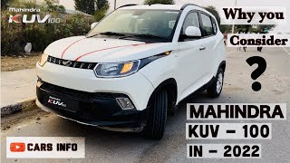 MAHINDRA KUV 100 || K8 TOP MODAL 6STR || DIESEL || WHY CONSIDER THIS CAR IN 2022 ???