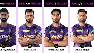 KKR vs Punjab Kings Playing 11 | IPL 2023 | Match No 2 | Kolkata Knight Rider vs Punjab Kings