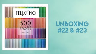 Felissimo 500 Colored Pencils, Tokyo Seeds - Unboxing #22 & #23