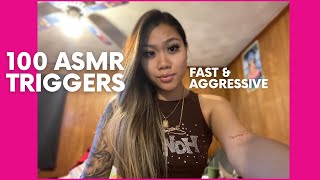 ASMR ✨100 FAST AND AGGRESSIVE TRIGGERS✨