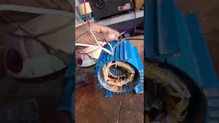 The Electrical Motor coil binding  #shorts#youtubeshorts