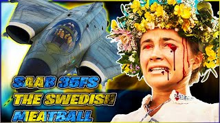 War Thunder - Saab J35XS *6 Kills* "Swedish Meatball" Live Gameplay [1440p]