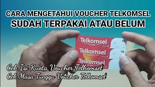 Cara Cek Voucher Telkomsel Sudah Terpakai Atau Belum. Mudah Sekali