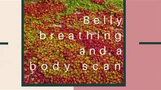 Belly breathing and a body scan