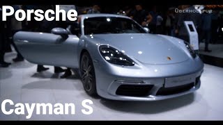 2017 Porsche 718 Cayman S Exterior/Interior Walkaround (IAA 2017)