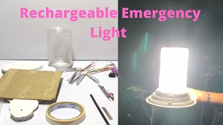 How to Make Rechargeable Led Emergency Light at Home | Led Emergency Light