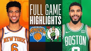 New York Knicks vs. Boston Celtics Full Game Highlights | Oct 17 | 2023 NBA Preseason