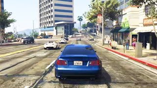 GRAND THEFT AUTO 5 PS4 - Driving [Free Roam Gameplay]