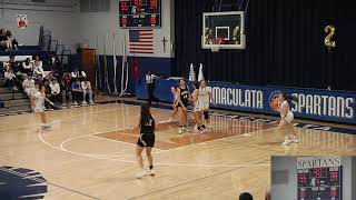 1.28.23 Immaculata Girls Basketball vs Bridgewater-Raritan Panthers