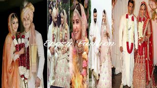 Most Expensive Bollywood Wedding Dresses | Celebrity Couple Images | Bollywood inspired Bridal Looks