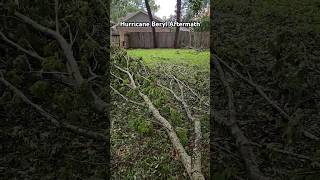 Hurricane Beryl Damage #hurricane #beryl #damage #hurricaneberyl #storm #water #shorts #fypシ゚viral