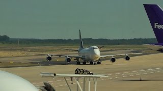 UPS Boeing 747 Landing at Cologne Bonn Airport (Germany)