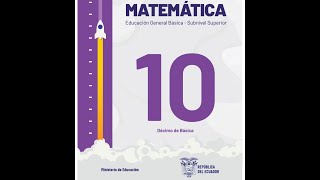 TEXTO DE MATEMÁTICA 10MO AÑO EBG - TRANSICIÓN CURRICULAR