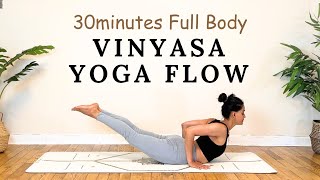 Yoga Flow Strength and Flexibility | 30 minutes All Levels Vinyasa Yoga | Full Body Yoga Flow