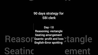 90 days beginners strategy for SBI clerk 2024#sbiclerk #banking