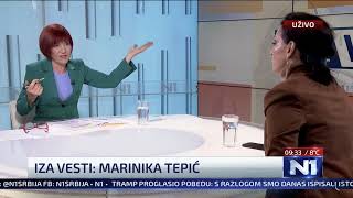 Marinika Tepić - IZA VESTI   [ TV N1 ]