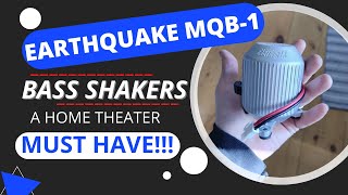 Adding bass shakers to my home theater setup! Earthquake MQB-1 tactile tranducers changed everything