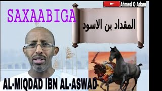 SAXAABIGA AL-MIQDAD IBN- AL-ASWAD iyo mawaaqiif cajiib ah oo taariikhdu qortay👍👍