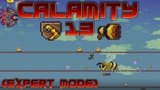 Terraria Calamity (Expert Mode) Ep. 13: QUEEN BEE & HELLAVATOR!