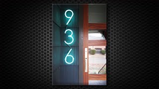 30 DIY projects in 30 Days - #11 – Modern House Numbers