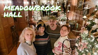 Рождественские Декорации Meadowbrook Hall🎄MICHIGAN, 2022