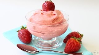 Quick & Easy Strawberry Ice Cream  - Butter With A Side of Bread