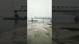 Dhaka bound intercity train 758/down droutojan express passing Bangabandhu setu#new bridge