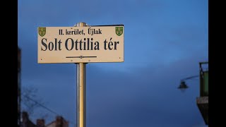 Ünnepélyes utcanévtábla-avató a Solt Ottilia téren