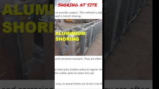 Shoring at Civil Site #shorts #shortvideo #shortviral #shortsyoutube