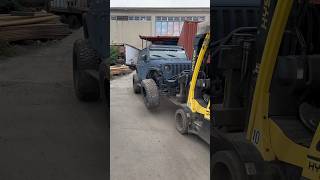 Vehicles load into a 45” container with 4 SUV cars