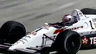 Michael Andretti in action at Long Beach 1992