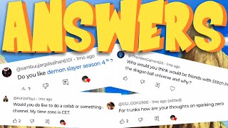 Q&A: ANSWERS!! | It's been a while..