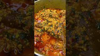 The most delicious 😋 Egusi soup #foodlover #youtubeshorts #reels #recipeoftheday #deliciousfood