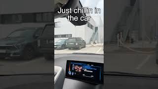 Just chilling in the car