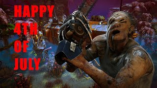 HILLBILLY HAPPY 4TH OF JULY BUILD! - Dead by Daylight Hillbilly build showcase gameplay