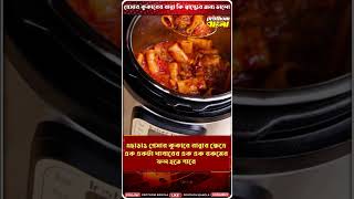 প্রেসার কুকারের রান্না স্বাস্থ্যের জন্য আদৌ কি ভালো ? জেনে নিন | #shorts #reels #pressurecooker