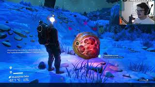 I found a Horror snow planet in no man's sky