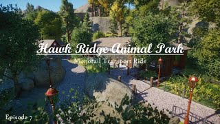 Hawk Ridge Animal Park Ep. 7 - Monorail Transport Ride | Planet Zoo