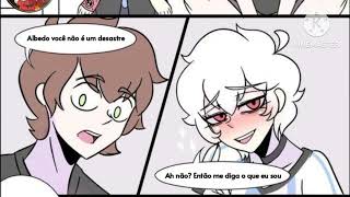 albedo sendo um desastre (comic dub: chaquetrix)