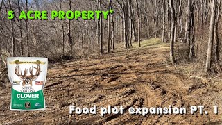 Expanding my Food plot | Building a food plot on 5 acres