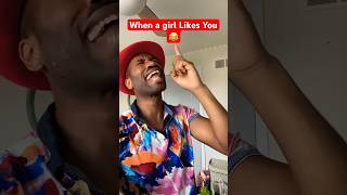 When a Girl ACTUALLY Likes you😂😂😂 #funny #shorts #skit #comedy  #lol