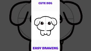 Cute dog drawing