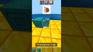 How to make Snail🐌 in Minecraft. #shorts #youtubeshorts #minecraftshorts #minecraftBuild