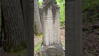 The finger lakes trail #thefingerlakes #nature #cemetery #creepy #hikingadventures #wierd #old