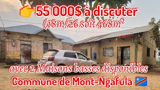 👉55 000$ À DISCUTER,PARCELLE DE 18m/26 AVEC 2 PORTES DES LOCATAIRES (3 CHAMBRES,SALON ET UN STUDIO).