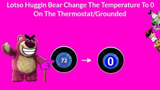 Lotso Huggin Bear Change The Temperature To 0 On The Thermostat/Grounded