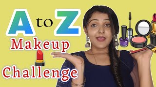 😯 A To Z Makeup challenge💄|| Applied Makeup In Alphabetical Order Went Wrong 😭 || Aarti Makeover