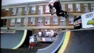 jay miron 1996 xgames bmx street prelim run #1